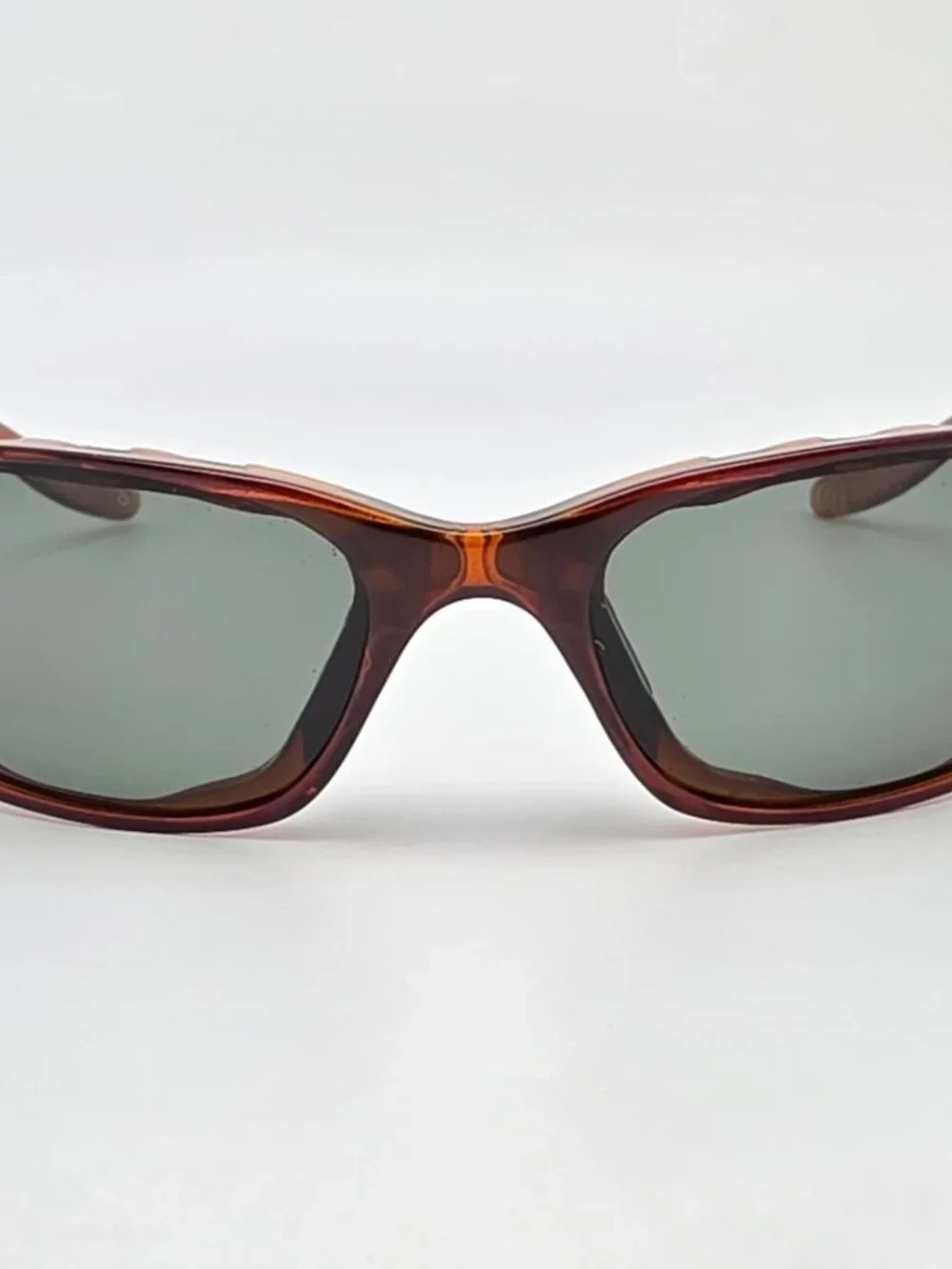 Native Throttle Lager Frame Polarized Green Lens Sunglasses Italy 57-16-128